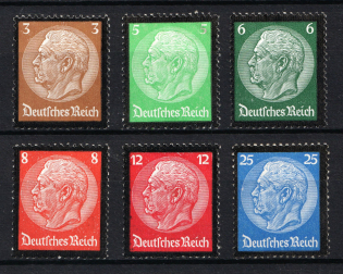 1934 Third Reich, Germany (Mi. 548 - 553, Full Set, CV $200, MNH)