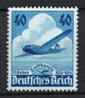 1936 Third Reich, Germany (Mi. 603, Full Set, CV $70, MNH)