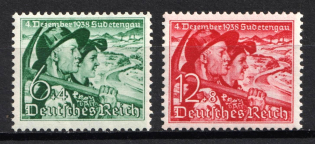 1938 Third Reich, Germany (Mi. 684 - 685, Full Set, CV $50, MNH)