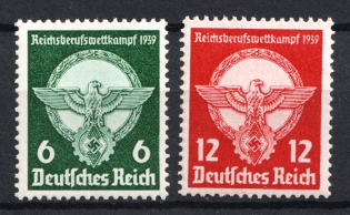 1939 Third Reich, Germany (Mi. 689 - 690, Full Set, CV $30, MNH)