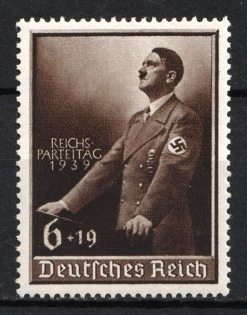 1939 Third Reich, Germany (Mi. 701, Full Set, CV $30, MNH)