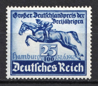 1940 Third Reich, Germany (Mi. 746, Full Set, CV $30, MNH)