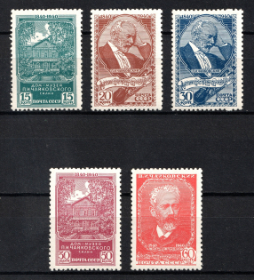 1940 The 100th Anniversary of the Chaikovsky's Birthday, Soviet Union USSR (Full Set)