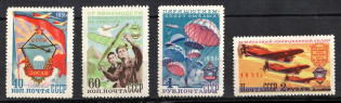 1951 Aviation Sport in the USSR, Soviet Union USSR (Type I, Full Set, CV $70, MNH)