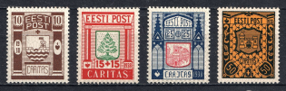 1938 Estonia (Mi. 131 - 134, Full Set, CV $50, MNH)
