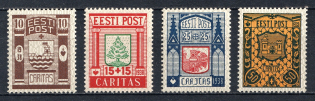 1938 Estonia (Mi. 131 - 134, Full Set, CV $50)