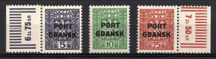 1929-30 Port Gdansk, Poland (Full Set, CV $20, MNH)