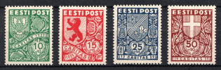 1939 Estonia (Mi. 142 - 145, Full Set, CV $70)