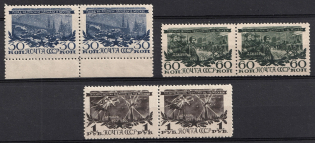 1945 3rd Anniversary of the Victory Moscow, Soviet Union USSR, Pairs (Full Set, MNH)