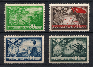 1944 Cities-Heroes of the Word War II, Soviet Union USSR (Full Set, MNH)