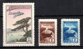 1955 Airmail, Soviet Union USSR (Full Set, MNH)