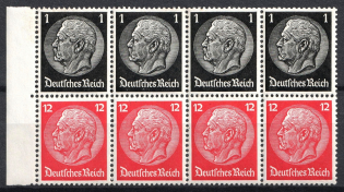 1937 Third Reich, Germany, Block (CV $60, MNH)
