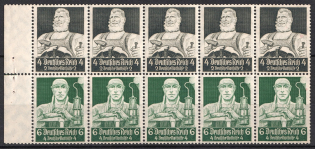 1934 Third Reich, Germany, Block (CV $90)