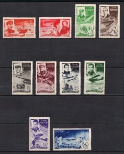 1935 The Rescue of Ice-Breaker Chelyuskin Crew, Soviet Union USSR (Full Set)