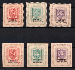 1947 Hassendorf, Lithuania, Baltic DP Camp (Displaced Persons Camp) (Perf + Imperf, MNH)