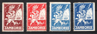 1947 Munich Displaced Persons Camp, Jamboree in Musso, Scouts Plast, Ukraine, Underground Post (Full Set)