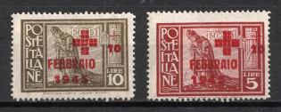 1945 Rhodes, Aegean Islands (Full Set, CV $50)