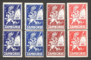 1947 Munich Plast Scout Organization Jamboree in Musso (Full Set, MNH)