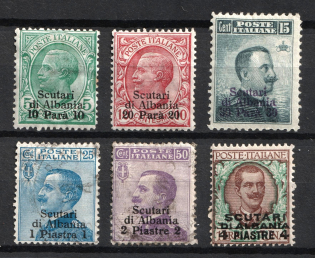 1909-11 Shkoder, Italian Offices in Albania (Signed, CV $30)