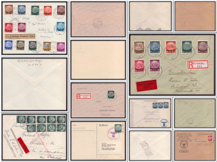 1940 General Government, Germany Covers and Postcards