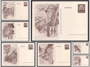 Alsace, German Occupation, Poslal Stationary