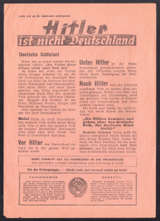 Soviet Passes in Captivity for German Soldiers, Anti-Nazi Propaganda