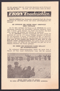 Soviet Passes in Captivity for German Soldiers, Anti-Nazi Propaganda
