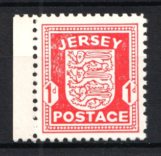 1941-42 1d Jersey, German Occupation, Germany (Chalky Paper, Mi. 2 z, CV $100, MNH)