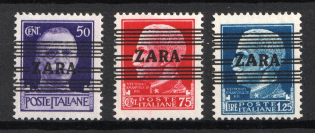 1943 Zadar, German Occupation, Germany (Mi. 32 - 34, Full Set, Signed, CV $160, MNH)