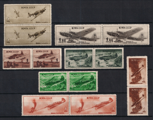 1945 Air Force During World War II, Soviet Union USSR, Pairs (MNH)