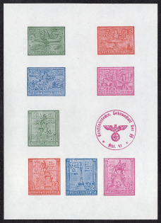 1945 'Die Welt Sieht auf Berlin' ('the World Looks to Berlin') Germany Propaganda, 'Atelier Albrecht' (Proof?)