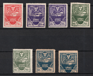 1921 East Upper Silesia, Poland (CV $180)