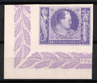 Hermann Goring Behind the Bars, Anti-Germany Propaganda, 54pf + 96pf (Corner Margins)