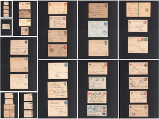 Russia, Russian Empire, Collection of Postal History Covers and Postcards