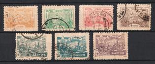 1923 Transcaucasian Socialist Soviet Republic, Russia Civil War (Perforated, Full Set, Canceled, CV $30)