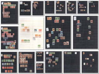 Ukraine Tridents, UNR, Collection of Stamps