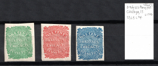 1c Brady & Co., Chicago Penny Post, United States, Local Issue