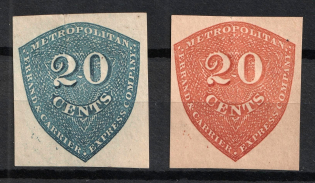 20c Metropolitan Errand & Carrier Express Company, United States, Local Issue