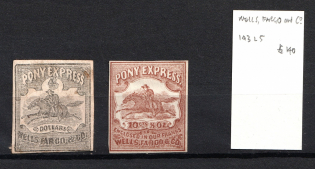 Pony Express, Wells Fargo & Co., United States, Local Issue