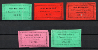 Pacific Mail Express Co., S. Francisco to Acapulco, United States, Local Issue