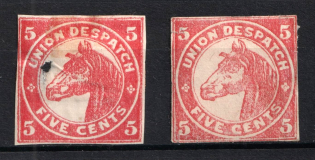5c Union Dispatch, United States, Local Issue
