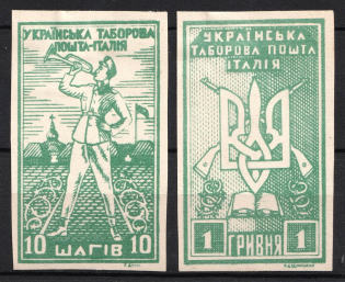 1946 Rimini, Camp Mail in Italy, Ukraine Underground Post