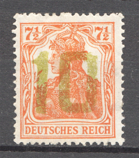 1919 Poland 10 Pf (CV $240, Signed)