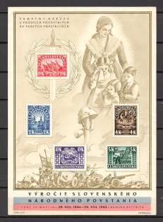 1945 Czechoslovakia Block Sheet (CV $50)