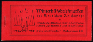 1936 Booklet with stamps of Third Reich, Germany in Excellent Condition (Mi. MH 43, CV $200)