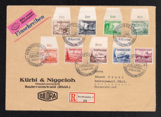 1938 Third Reich, Germany, Registered Cover, Berchtesgaden - Berlin (Special Cancellation)