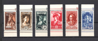 1943 Germany Reich Belgian Legion Monarchs (Full Set, CV $250, MNH)