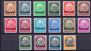 1940 Lorraine, German Occupation, Germany (Mi. 1 - 16, Full Set, CV $30)