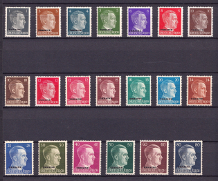 1941 Ukraine, German Occupation, Germany (Mi. 1-20, Full Set, MNH)