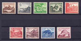 1939 Third Reich, Germany (Mi. 730 - 738, Full Set, CV $80, MNH)